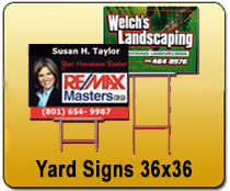 Yard Signs 36x36 - Yard Signs & Magnetic Business Cards | Cheapest EDDM Printing
